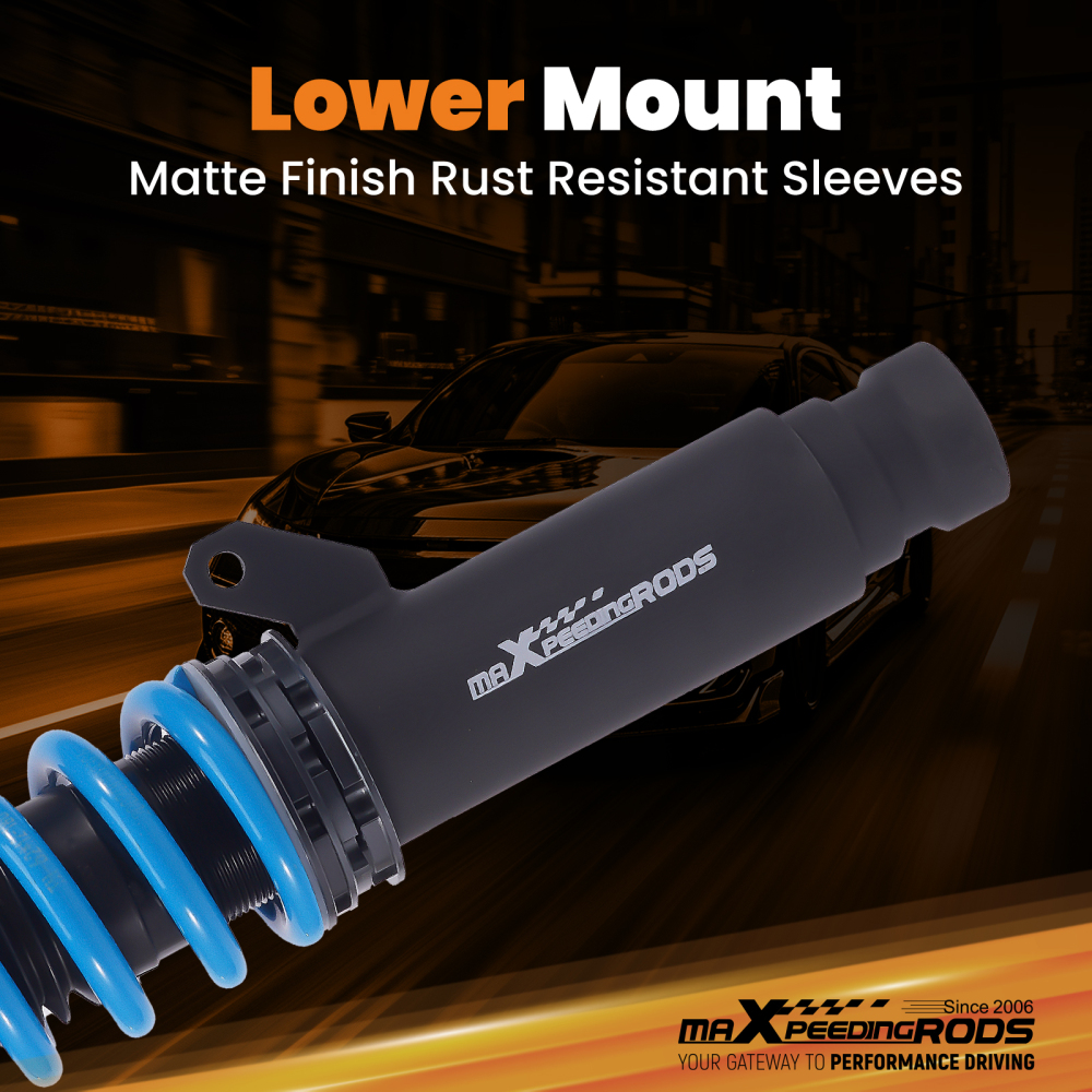 MaXpeedingrods T6 Coilovers 24 Level Damper compatible for BMW 3-Series AWD E46 325xi 330xi